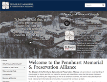 Tablet Screenshot of preservepennhurst.com